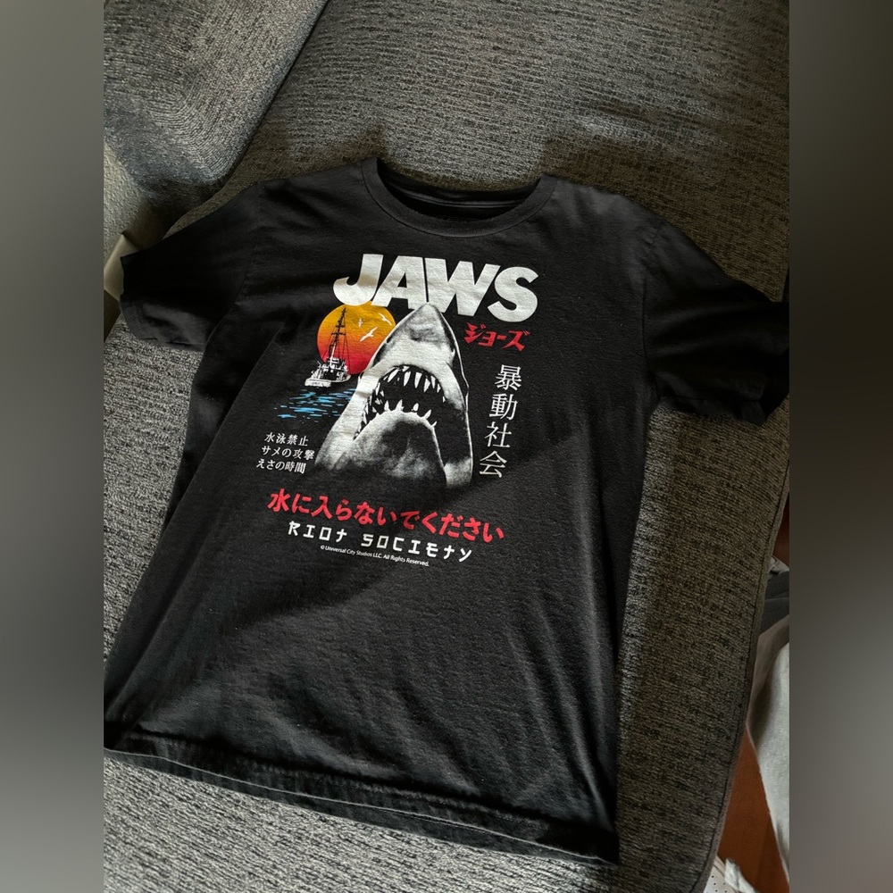 Riot society jaws shirt